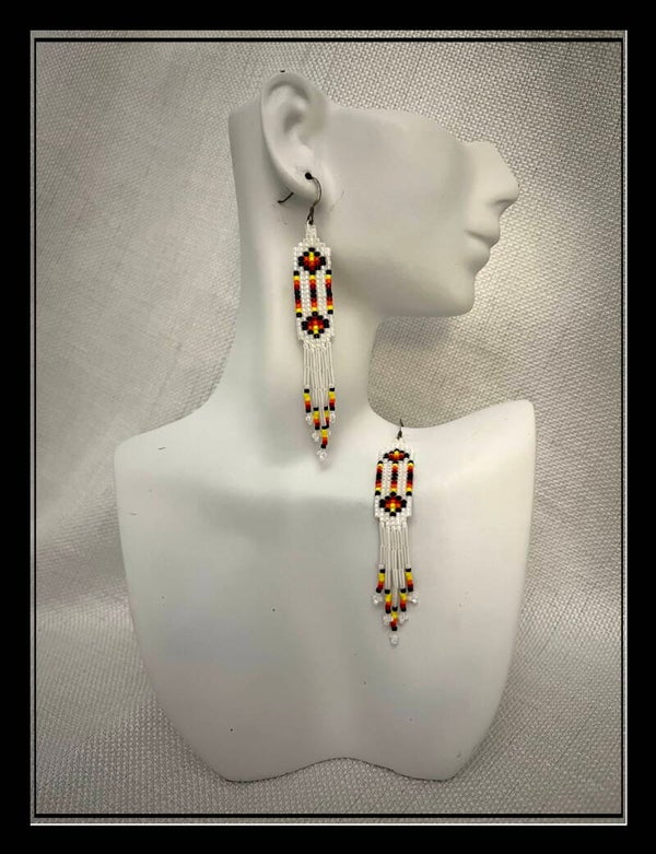 E33-Beaded Earrings