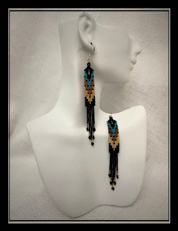 E42-Beaded Earrings