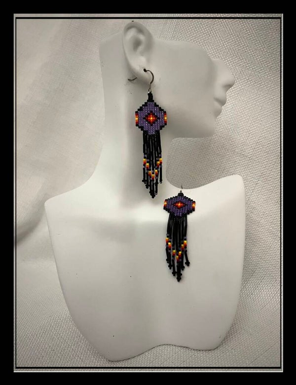 E60-Beaded Earrings