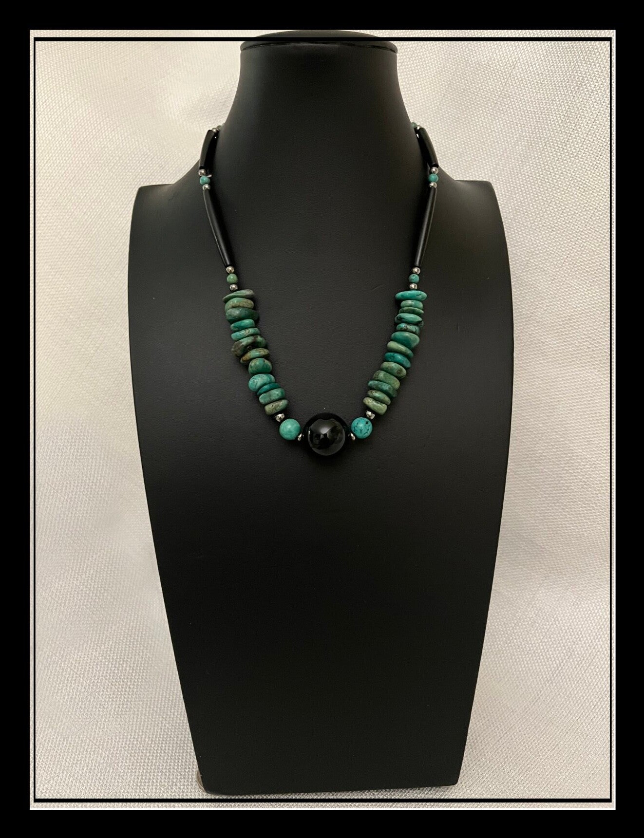 Turquoise & Black Onyx
