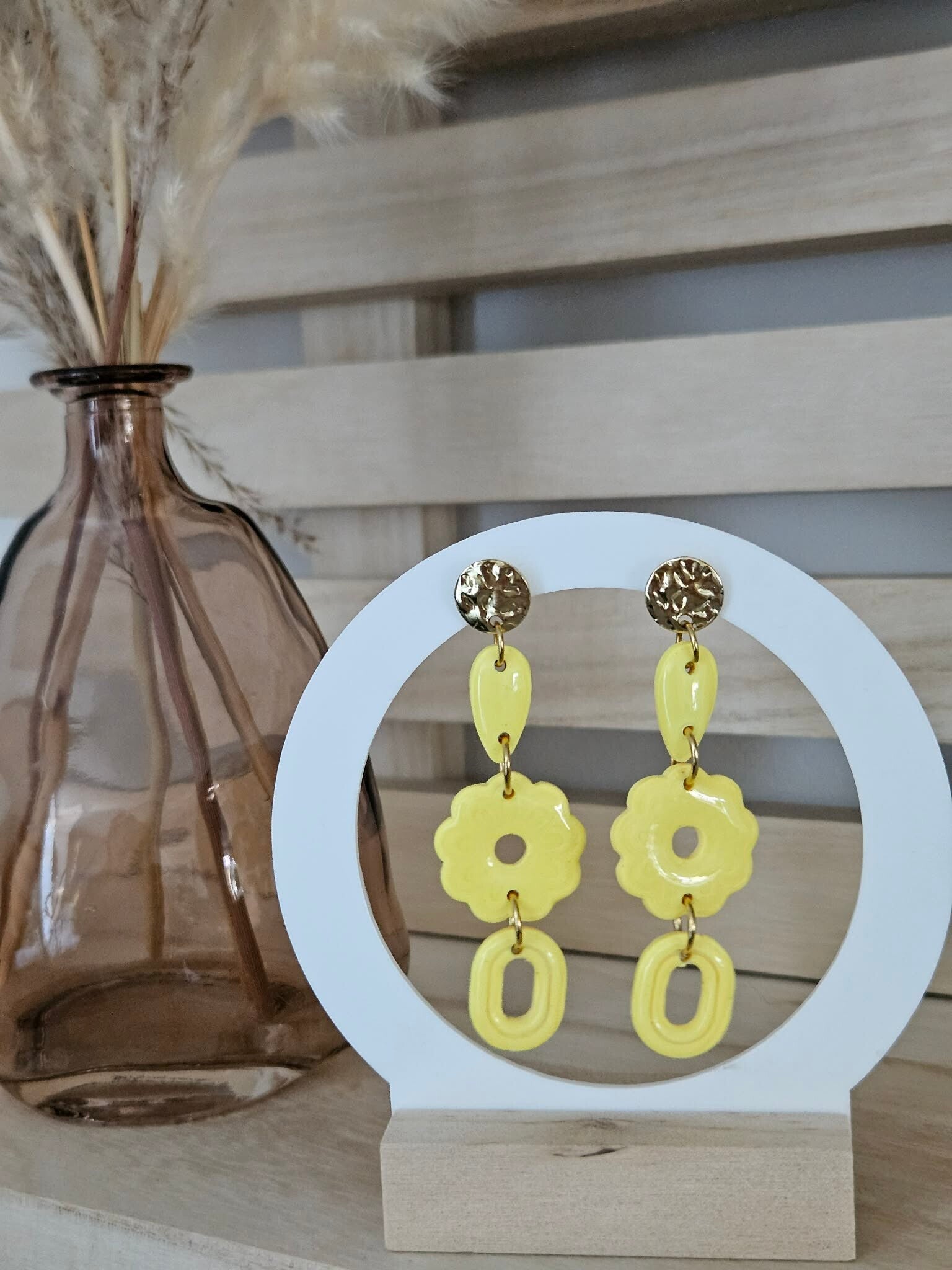 Boucles "Pop bloom"
