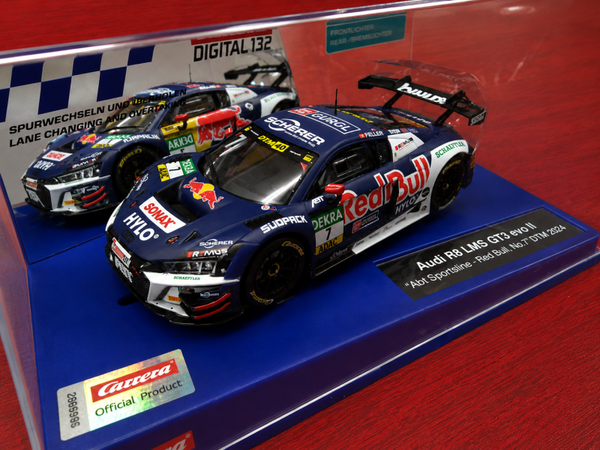 Carrera DIGITAL 132 Audi R8 LMS GT3 evo II – Abt Sportsline / Red Bull – DTM 2024