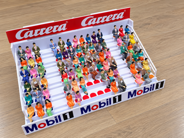 Carrera Digital 132 Evolution  Erweiterungsset Tribüne (21101)  inkl. Figuren
