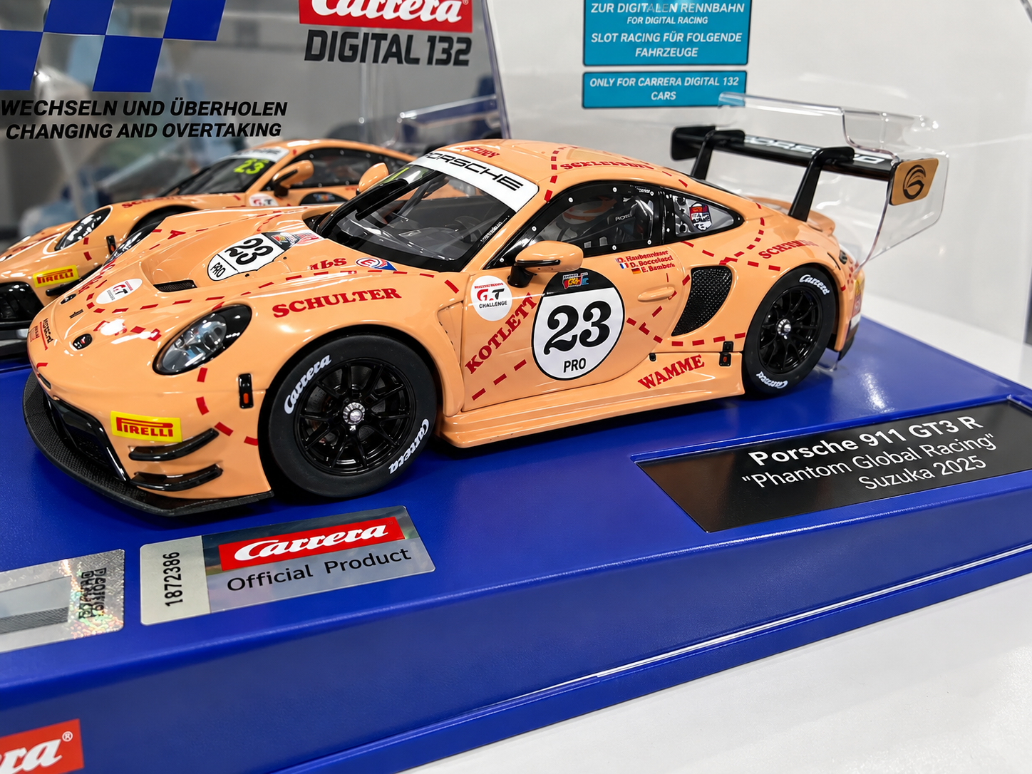 Carrera Digital 132  Porsche 911 GT3 R Phantom Global Racing Nr.23 Suzuka 2025 [32127]