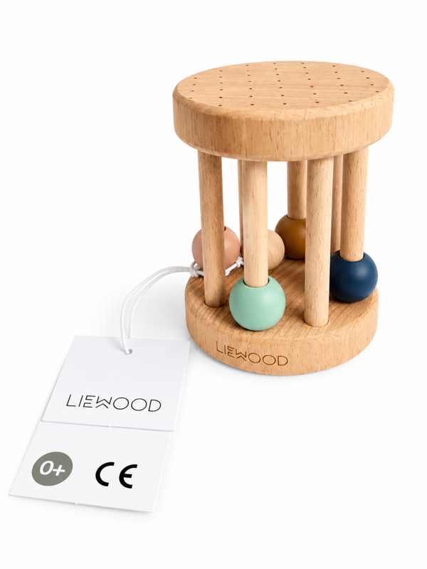 Liewood Ayda Wood Rattle, Mix