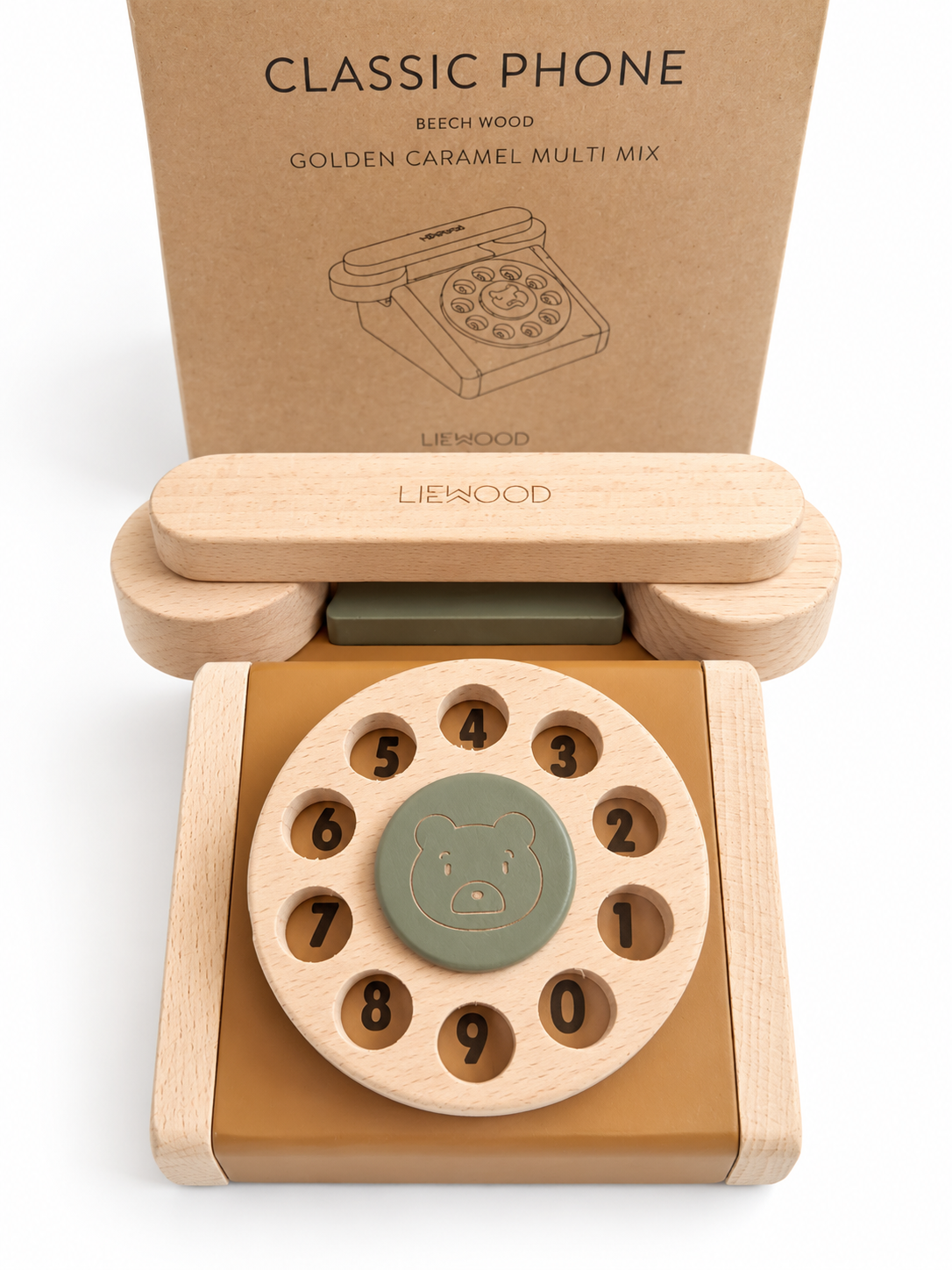 Liewood Selma Classic Phone, Golden Caramel Multi Mix