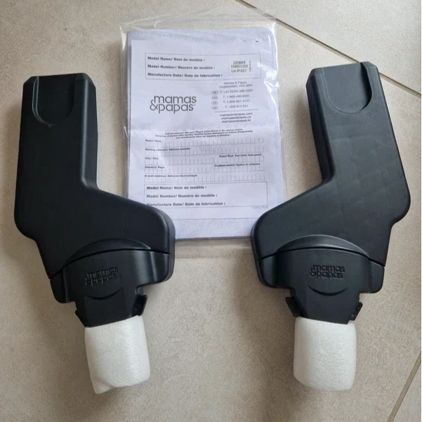 Mamas & Papas Armadillo Flip Aton/Maxi Car Seat Adaptor, Black