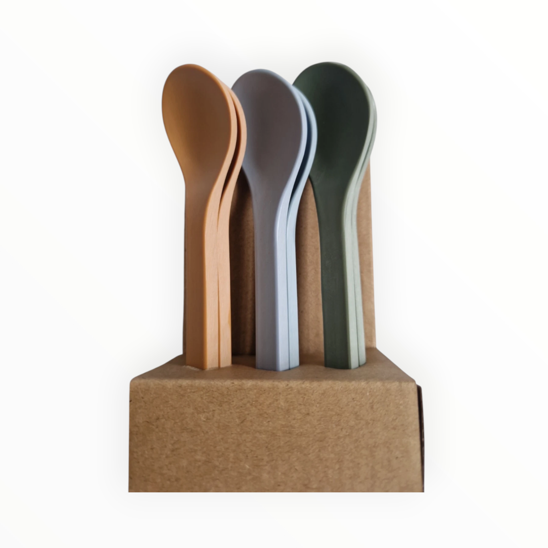 Liewood Etsu Bamboo Spoons, 6-pack, Blue Multi Mix