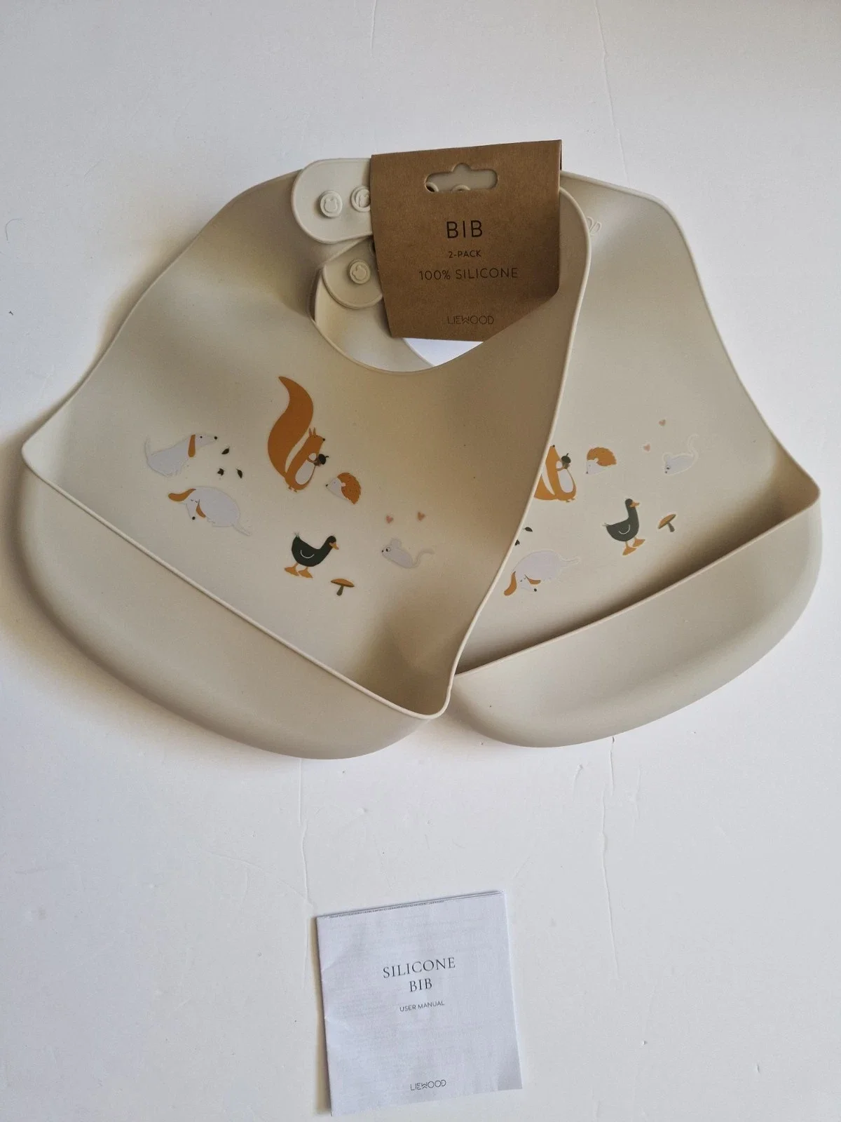 Liewood Tilda Silicone Bibs, 2-pack
