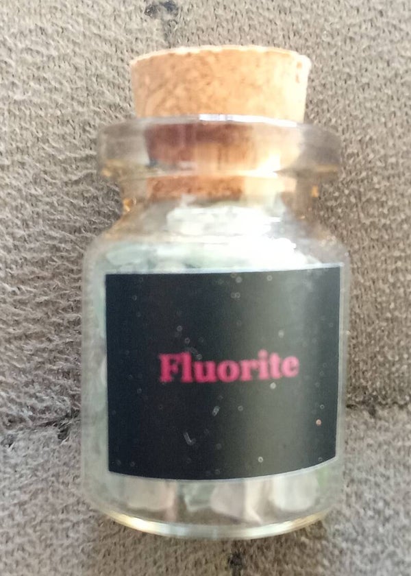 Cristaux de fluorine verte