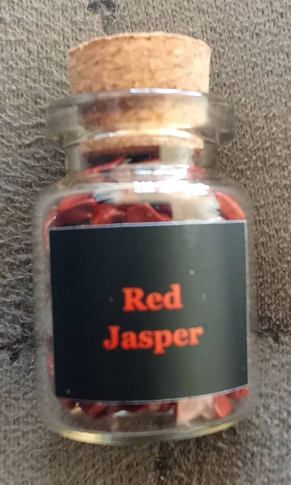 Cristaux de jaspe rouge