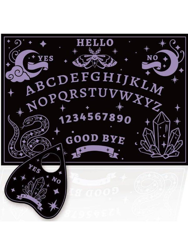 Planche ouija noir et violette