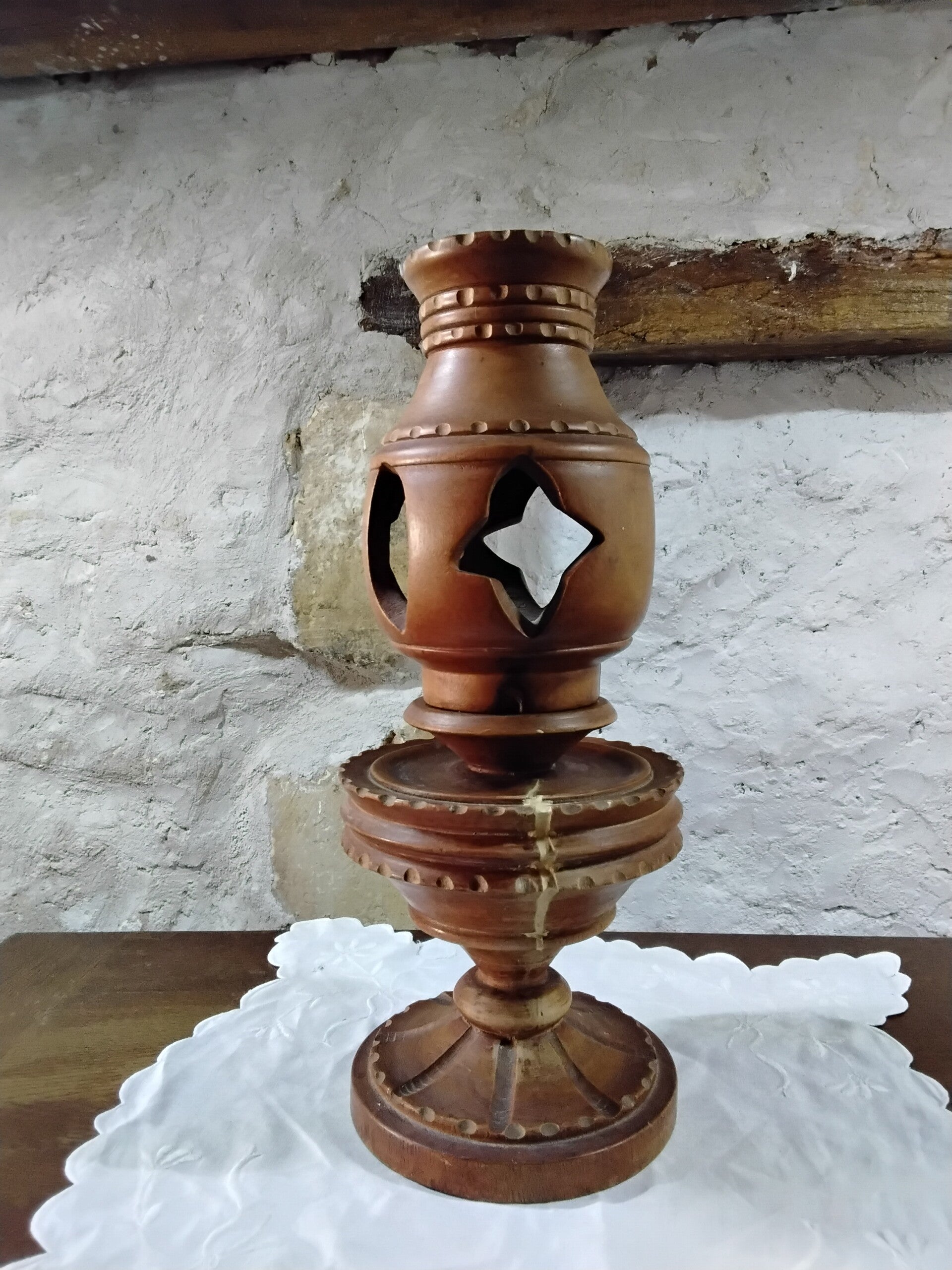 Lanterne bois style oriental