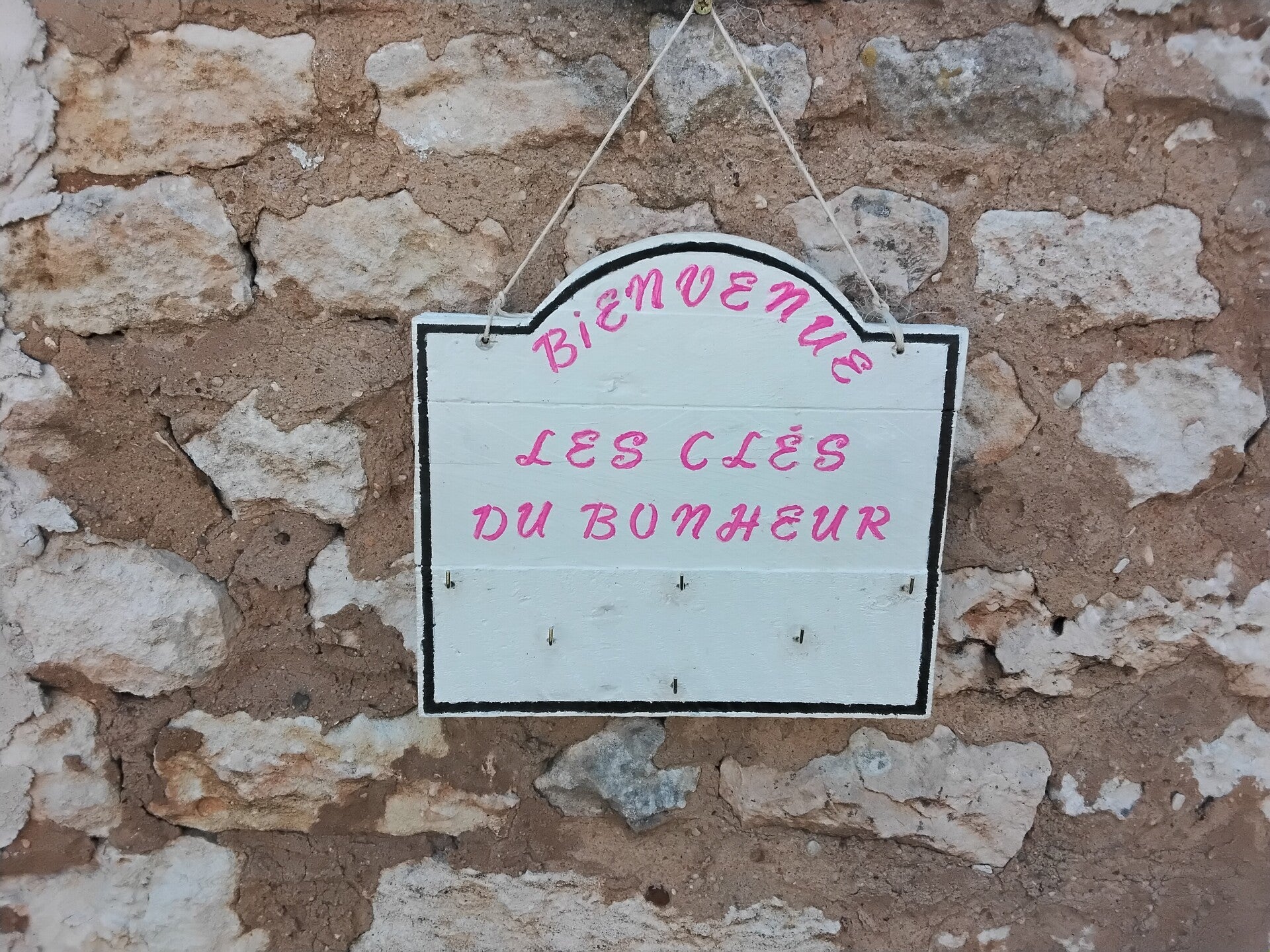 Panneau clés a suspendre