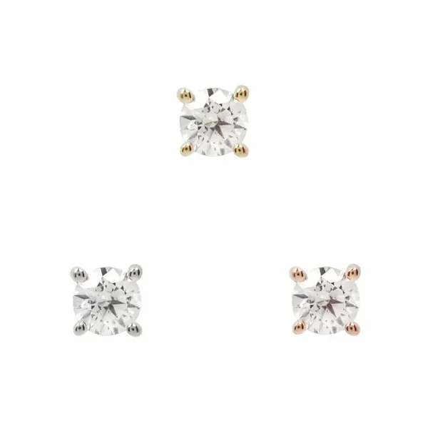 14K Prong cz