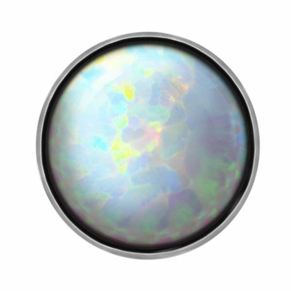 Titanium Threadless ''Opal''