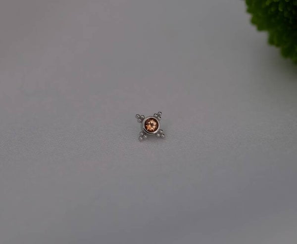 14K Mini Kandy - Peach Topaz