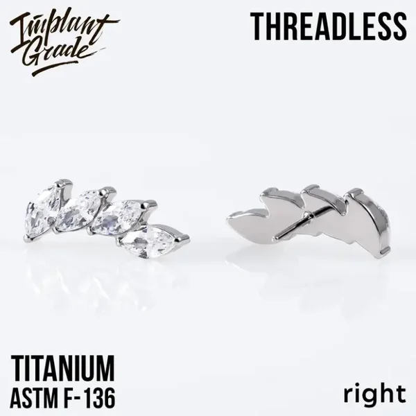 Titanium Threadless ''Lumos''