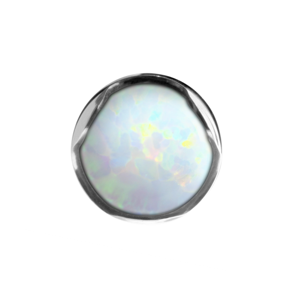 Titanium ''Opal low bezel set''