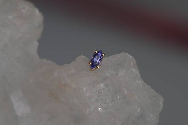 14K Marquise Tanzanite