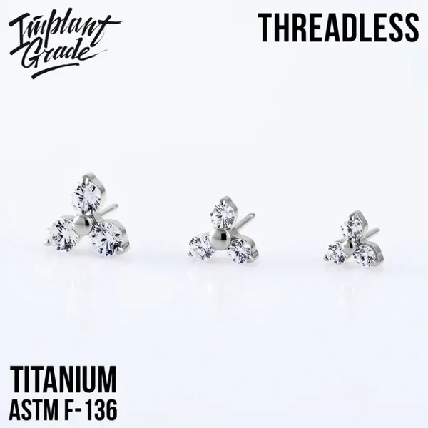 Titanium Threadless ''Trois''