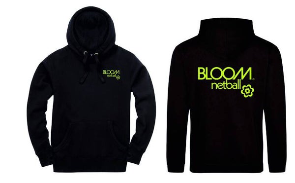 Bloom Black Adult Hoodie