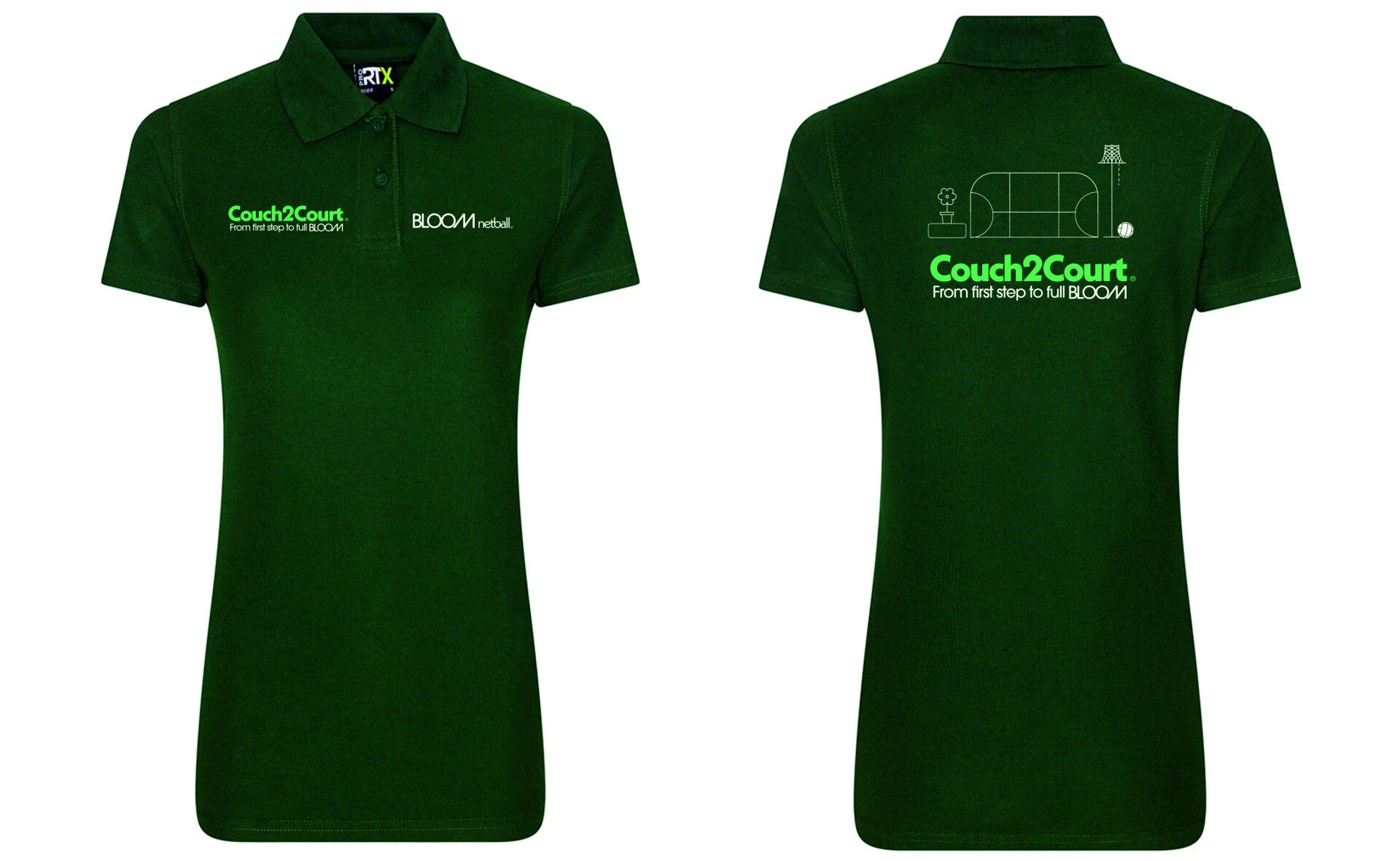 C2C Green Adult Polo Shirt