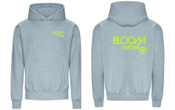 Bloom Grey Adult Hoodie