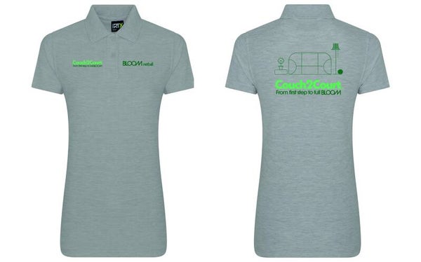 C2C Grey Adult Polo Shirt