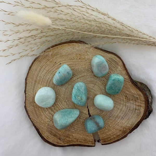 Amazoniet knuffelsteen