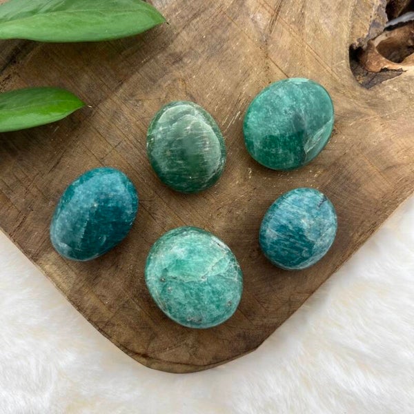 Amazoniet amulet of zaksteen