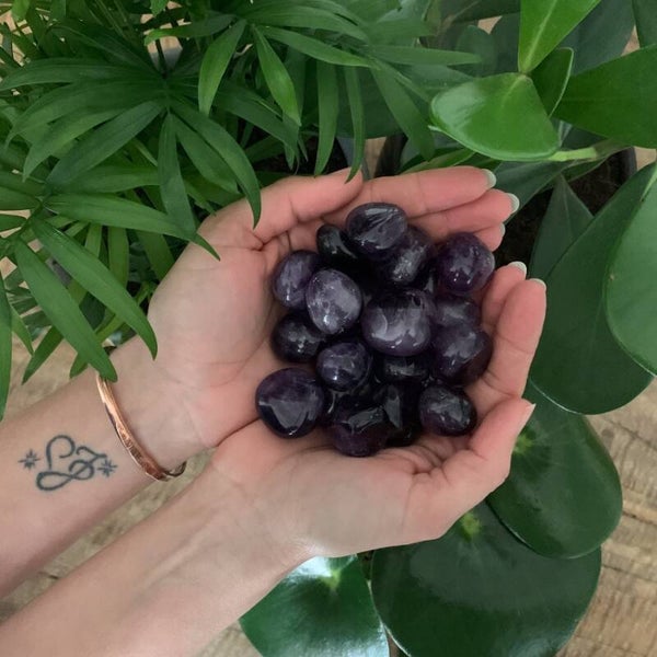 amethist knuffelsteen