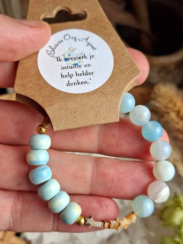Oog Agaat kinderarmband