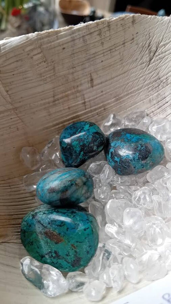 Chrysocolla knuffelsteen