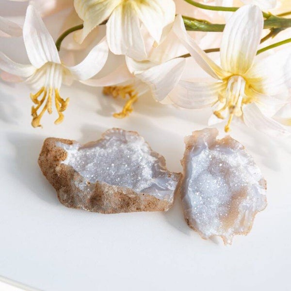 Bergkristal geode 2 tot 3 cm