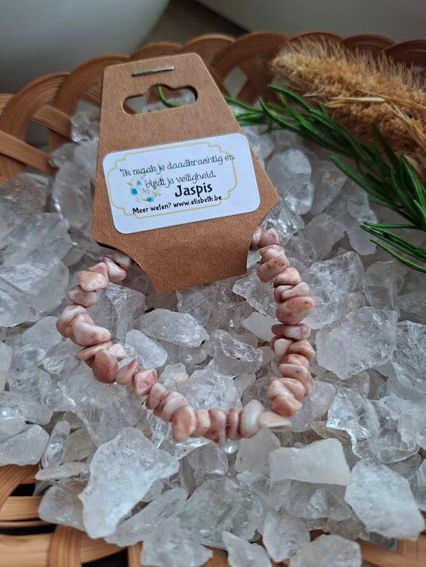 Jaspis Chips edelsteenarmband