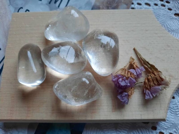 Bergkristal knuffelsteen