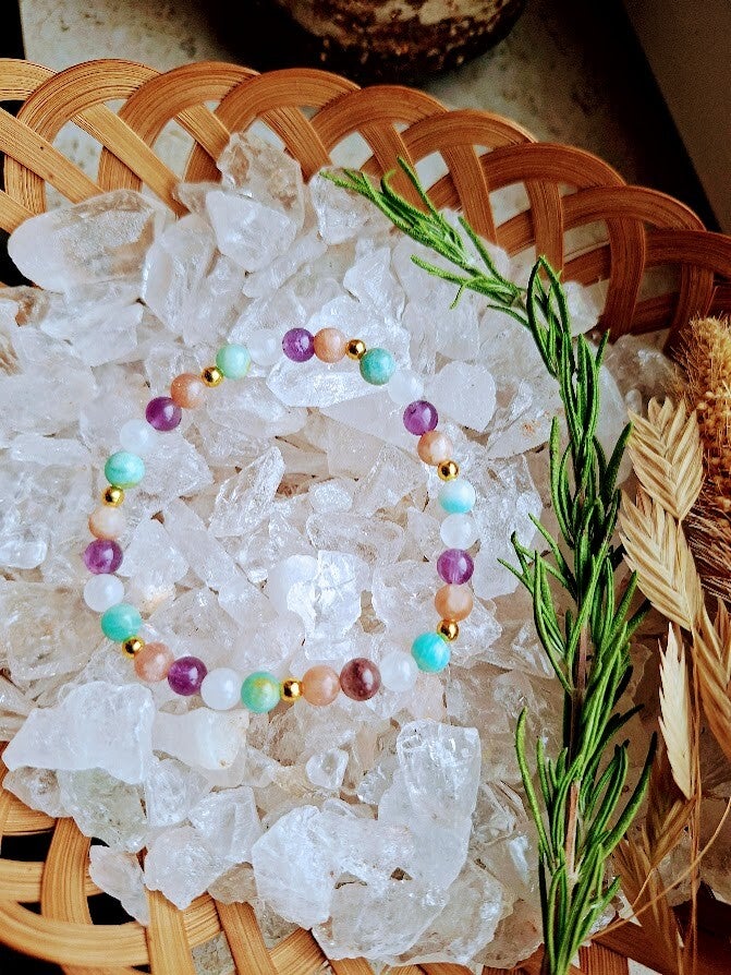 Thema armband 'menopauze' edelstenen