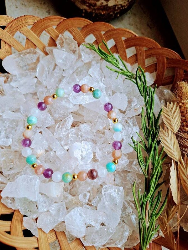 Thema armband 'menopauze' edelstenen