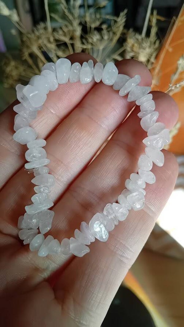 rozenkwarts split armbandje