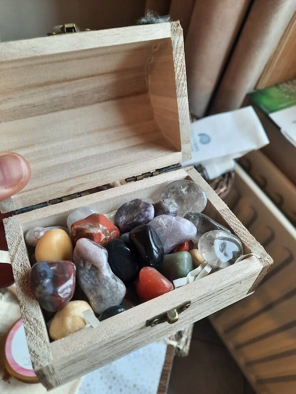 Schatkistje edelstenen 200gr