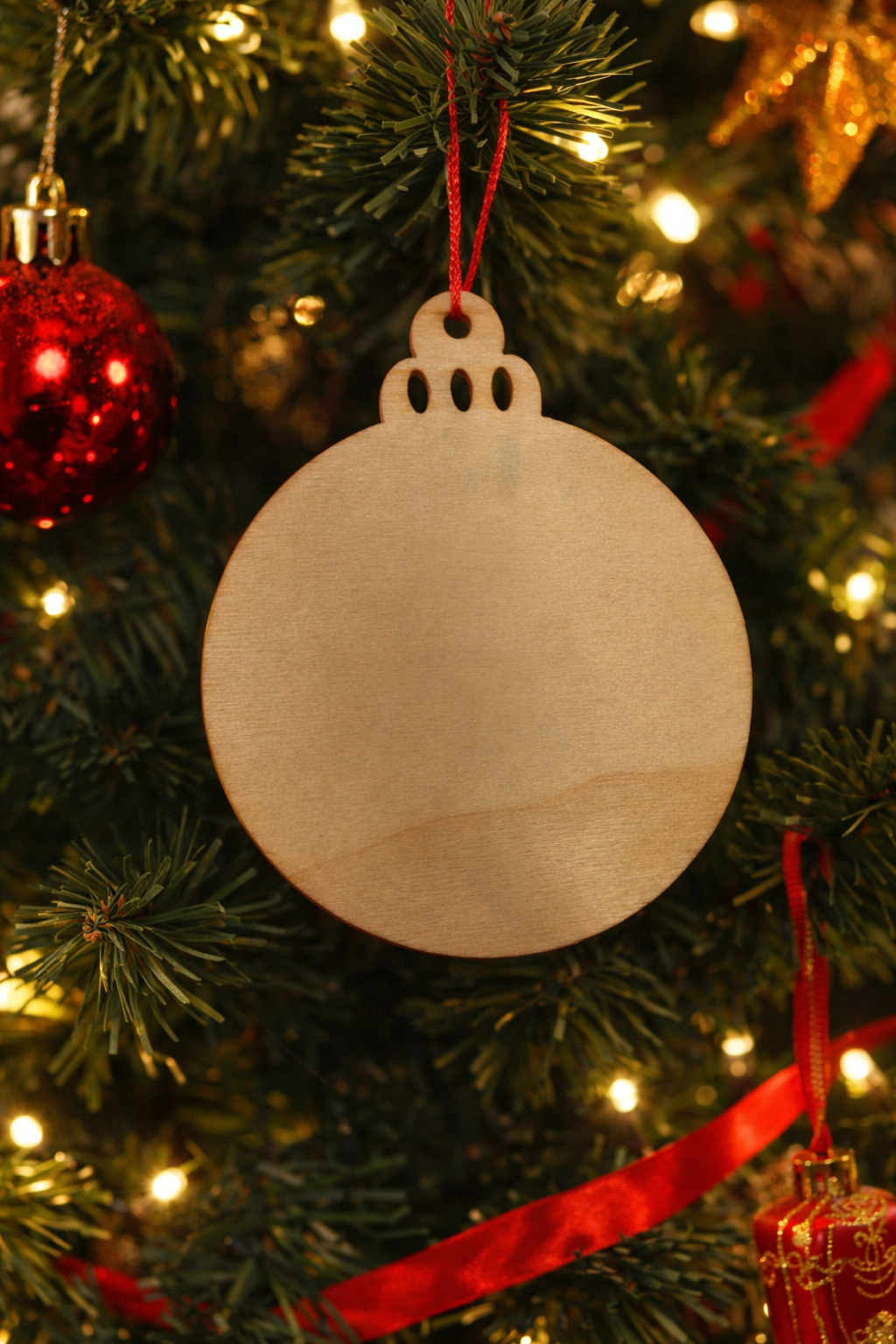 Boules bois à suspendre