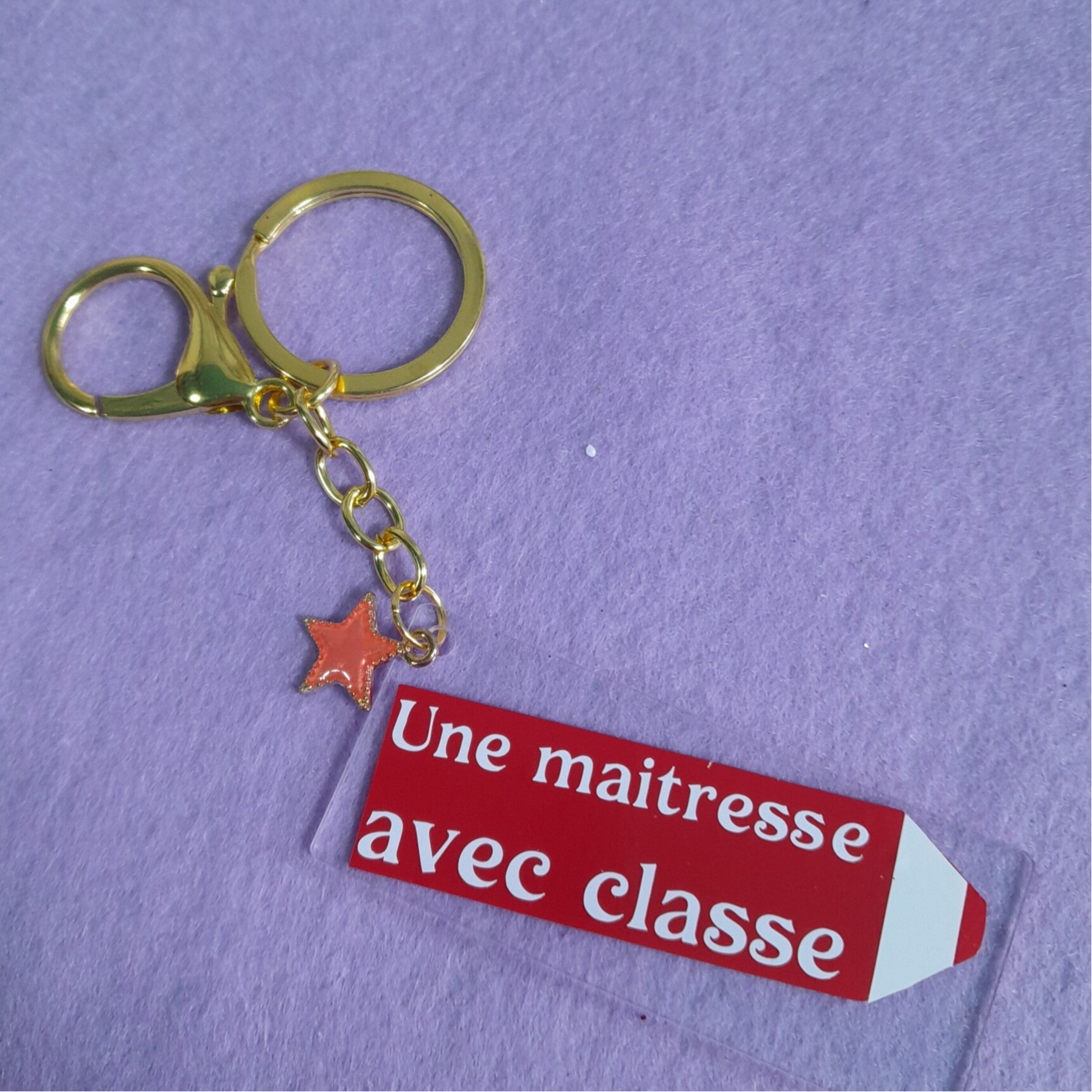 Porte clef vinyle