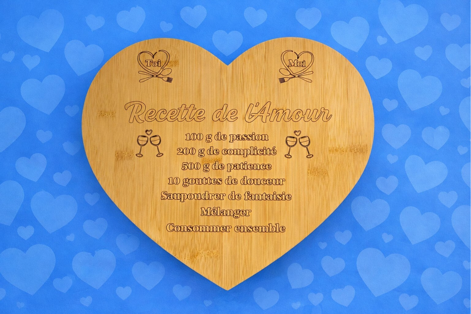 Planche cœur amour