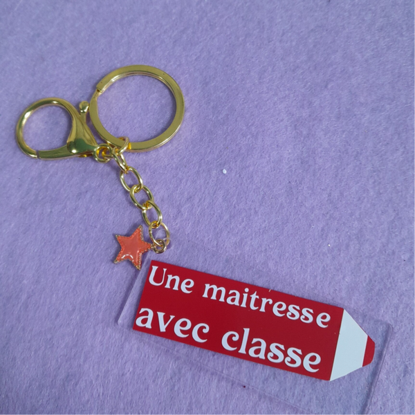 Porte clef vinyle