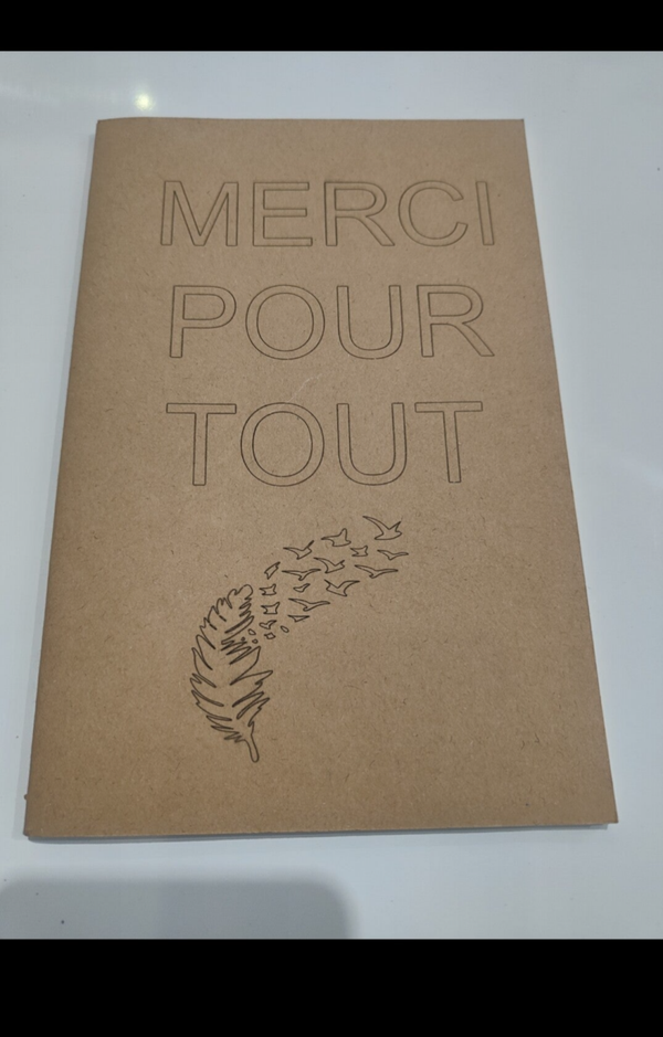 Cahier merci
