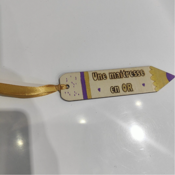 Marque page maitresse