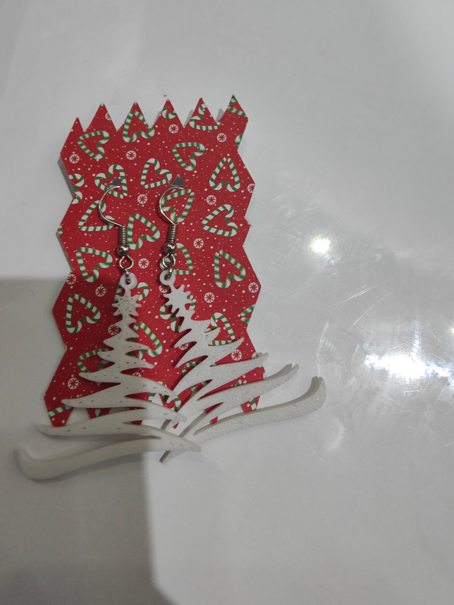 Boucles sapin zigzag