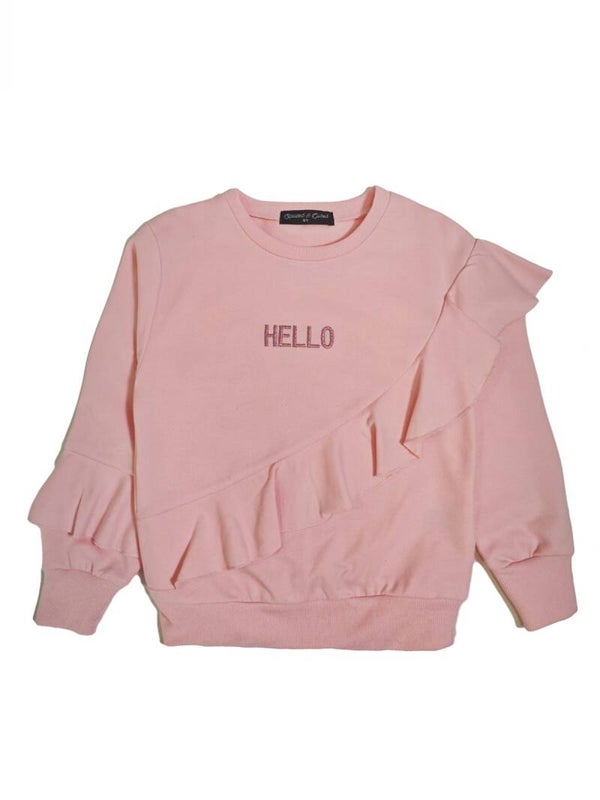 Hello Pullover mit Rüschen
