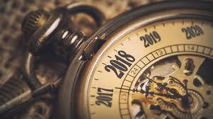 Ouderwets zakhorloge met jaartallen